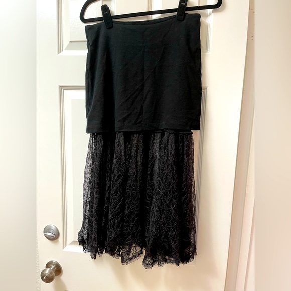 Free People Strapless Top with Lace - Picture 4 of 4